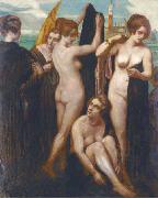 Emile Bernard Bathers in the lagoon oil painting reproduction
